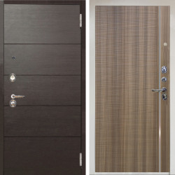 Входная дверь Аргус ЛЮКС 3К Снежно-белый Агат венге горизонт + Гауда Керамика