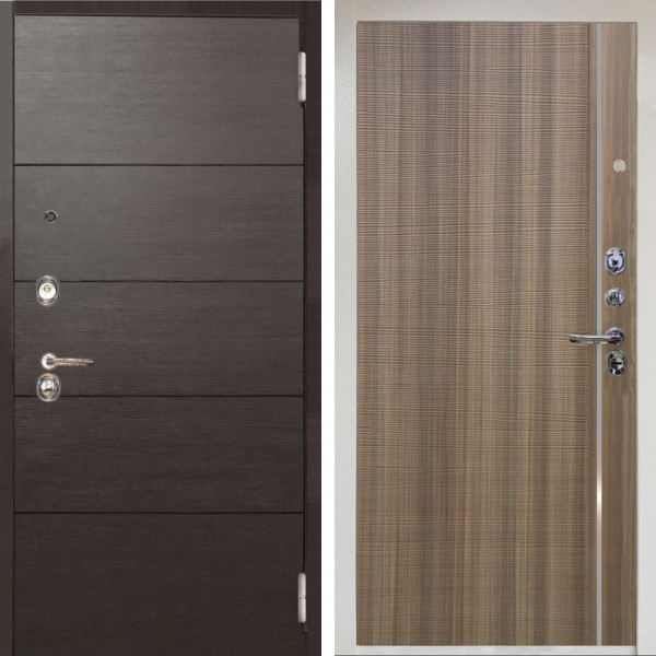 Входная дверь Аргус ЛЮКС 3К Снежно-белый Агат венге горизонт + Гауда Керамика