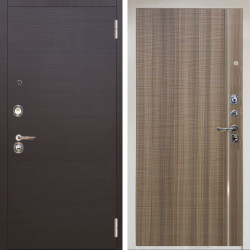 Входная дверь Аргус ЛЮКС 3К Снежно-белый Элегант Венге горизонт + Гауда Керамика