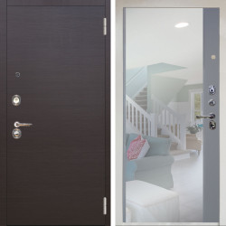 Входная дверь Аргус ЛЮКС 3К Снежно-белый Элегант Венге горизонт + Магнум Силк маус