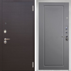 Входная дверь Аргус ЛЮКС 3К Снежно-белый Элегант Венге горизонт + Тревор силк маус