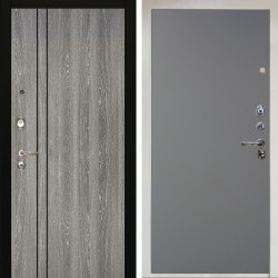 Входная дверь Аргус ЛЮКС 3К Снежно-белый гейджи + Элегант Силк маус