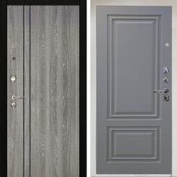 Входная дверь Аргус ЛЮКС 3К Снежно-белый гейджи + Элион Силк маус