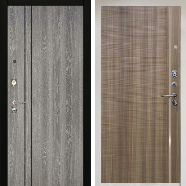 Входная дверь Аргус ЛЮКС 3К Снежно-белый гейджи + Гауда Керамика