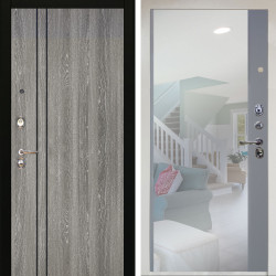 Входная дверь Аргус ЛЮКС 3К Снежно-белый гейджи + Магнум Силк маус