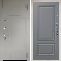 Входная дверь Аргус ЛЮКС 3К Снежно-белый Корсо Силк флай + Элион Силк маус