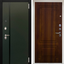 Входная дверь Аргус ЛЮКС 3К Снежно-белый ланцет люкс 3к + Элион дуб рустикальный