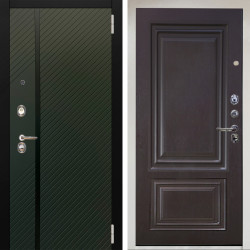 Входная дверь Аргус ЛЮКС 3К Снежно-белый ланцет люкс 3к + Элион Горький шоколад