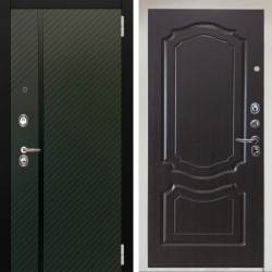 Входная дверь Аргус ЛЮКС 3К Снежно-белый ланцет люкс 3к + Мишель Венге