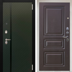 Входная дверь Аргус ЛЮКС 3К Снежно-белый ланцет люкс 3к + Скиф Горький шоколад