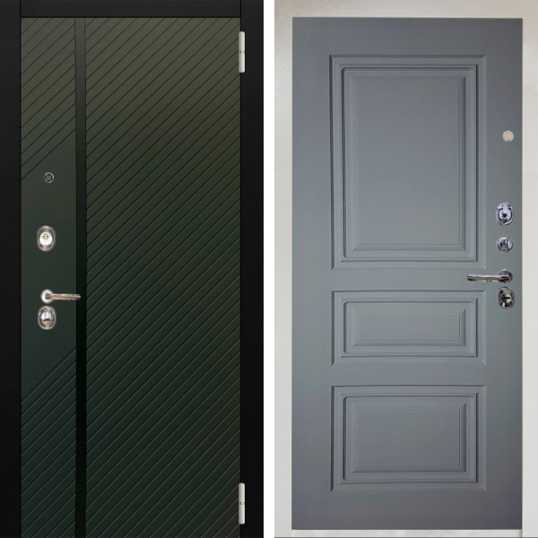 Входная дверь Аргус ЛЮКС 3К Снежно-белый ланцет люкс 3к + Скиф Силк маус