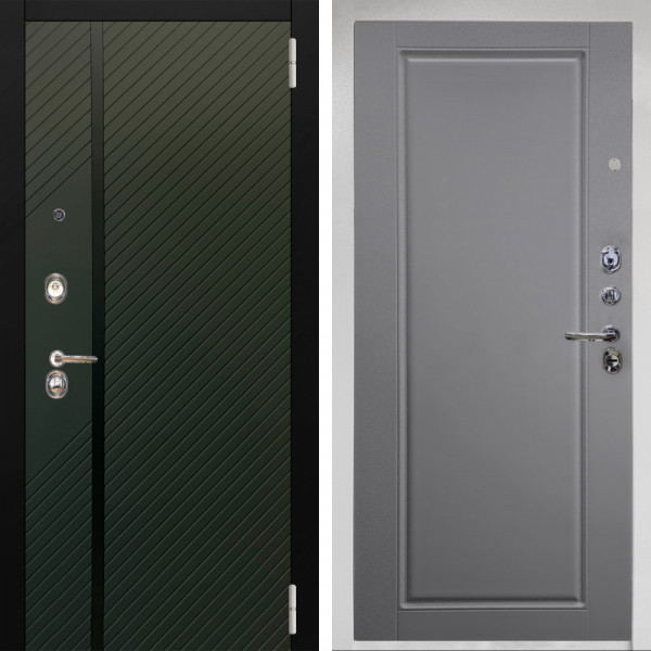 Входная дверь Аргус ЛЮКС 3К Снежно-белый ланцет люкс 3к + Тревор силк маус