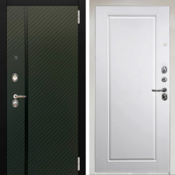 Входная дверь Аргус ЛЮКС 3К Снежно-белый ланцет люкс 3к + Тревор Софт милк