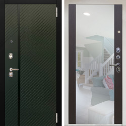 Входная дверь Аргус ЛЮКС 3К Снежно-белый ланцет люкс 3к + Вояж Венге