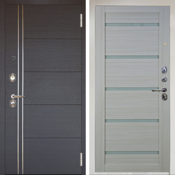 Входная дверь Аргус ЛЮКС 3К Снежно-белый Лофт Венге горизонт + Александра Белая лиственница