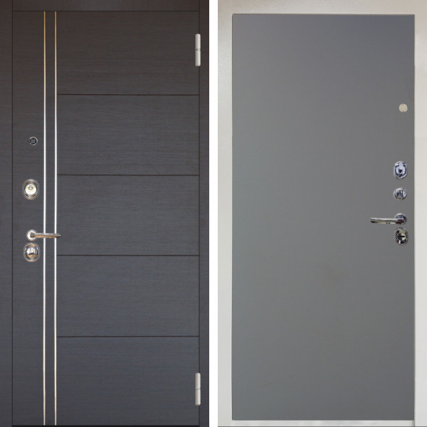 Входная дверь Аргус ЛЮКС 3К Снежно-белый Лофт Венге горизонт + Элегант Силк маус