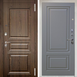 Входная дверь Аргус ЛЮКС 3К Снежно-белый магистр дуб кантри + Элион Силк маус