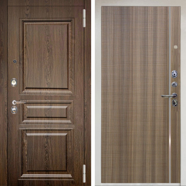 Входная дверь Аргус ЛЮКС 3К Снежно-белый магистр дуб кантри + Гауда Керамика