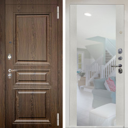 Входная дверь Аргус ЛЮКС 3К Снежно-белый магистр дуб кантри + Вояж Белое дерево