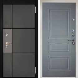 Входная дверь Аргус ЛЮКС 3К Снежно-белый мичиган силк титан силк муссон + Скиф Силк маус