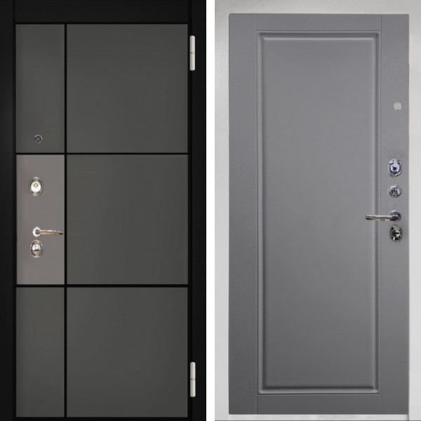 Входная дверь Аргус ЛЮКС 3К Снежно-белый мичиган силк титан силк муссон + Тревор силк маус