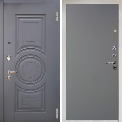 Входная дверь Аргус ЛЮКС 3К Снежно-белый Могадиш Силк флай + Элегант Силк маус