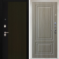 Входная дверь Аргус ЛЮКС 3К Снежно-белый рокси дуб рейка морение + Элион Дуб филадельфия крем