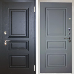 Входная дверь Аргус ЛЮКС 3К Снежно-белый Скиф Горький шоколад + Скиф Силк маус