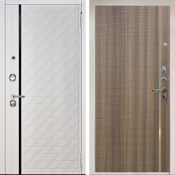 Входная дверь Аргус ЛЮКС 3К Снежно-белый Тори Софт милк + Гауда Керамика