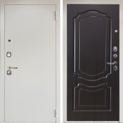 Входная дверь Аргус ЛЮКС 3К Снежно-белый Люкс 3к металл Снежно-белый + Мишель Венге