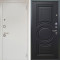 Входная дверь Аргус ЛЮКС 3К Люкс 3к металл Снежно-белый + Могадиш Черный софт