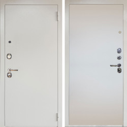 Входная дверь Аргус ЛЮКС 3К Снежно-белый Люкс 3к металл Снежно-белый + Под покраску