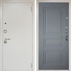 Входная дверь Аргус ЛЮКС 3К Люкс 3к металл Снежно-белый + Скиф Силк маус