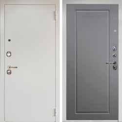 Входная дверь Аргус ЛЮКС 3К Снежно-белый Люкс 3к металл Снежно-белый + Тревор силк маус