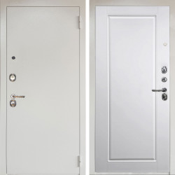 Входная дверь Аргус ЛЮКС 3К Снежно-белый Люкс 3к металл Снежно-белый + Тревор Софт милк