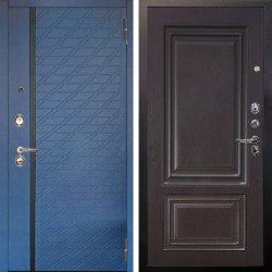 Входная дверь Аргус ЛЮКС 3К Тори Синий софт + Элион Горький шоколад