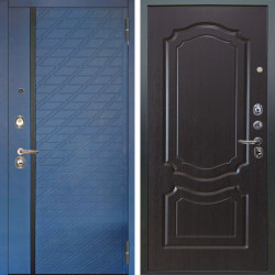 Входная дверь Аргус ЛЮКС 3К Тори Синий софт + Мишель Венге