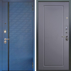 Входная дверь Аргус ЛЮКС 3К Тори Синий софт + Тревор Силк маус