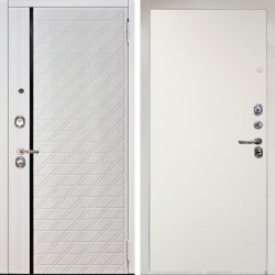 Входная дверь Аргус ЛЮКС 3К Тори Софт милк + Элегант Софт милк