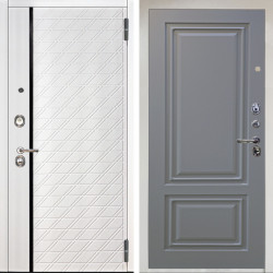 Входная дверь Аргус ЛЮКС 3К Тори Софт милк + Элион Силк маус