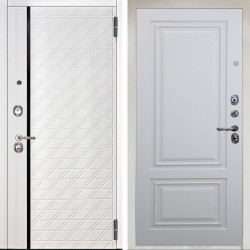 Входная дверь Аргус ЛЮКС 3К Тори Софт милк + Элион Софт милк