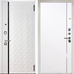 Входная дверь Аргус ЛЮКС 3К Тори Софт милк + Гауда Роял Вуд Белый