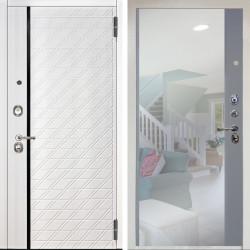 Входная дверь Аргус ЛЮКС 3К Тори Софт милк + Магнум Силк маус