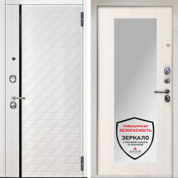 Входная дверь Аргус ЛЮКС 3К Тори Софт милк + Милли Ларче светлый