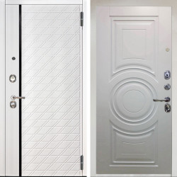 Входная дверь Аргус ЛЮКС 3К Тори Софт милк + Могадиш Софт милк