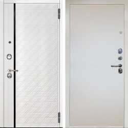 Входная дверь Аргус ЛЮКС 3К Тори Софт милк + Под покраску