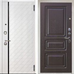 Входная дверь Аргус ЛЮКС 3К Тори Софт милк + Скиф Горький шоколад