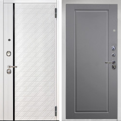 Входная дверь Аргус ЛЮКС 3К Тори Софт милк + Тревор силк маус