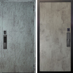 Входная дверь Аргус SMART Агат Темный бетон + Агат Светлый бетон