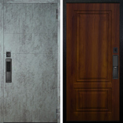 Входная дверь Аргус SMART Агат Темный бетон + Элион Дуб рустикальный